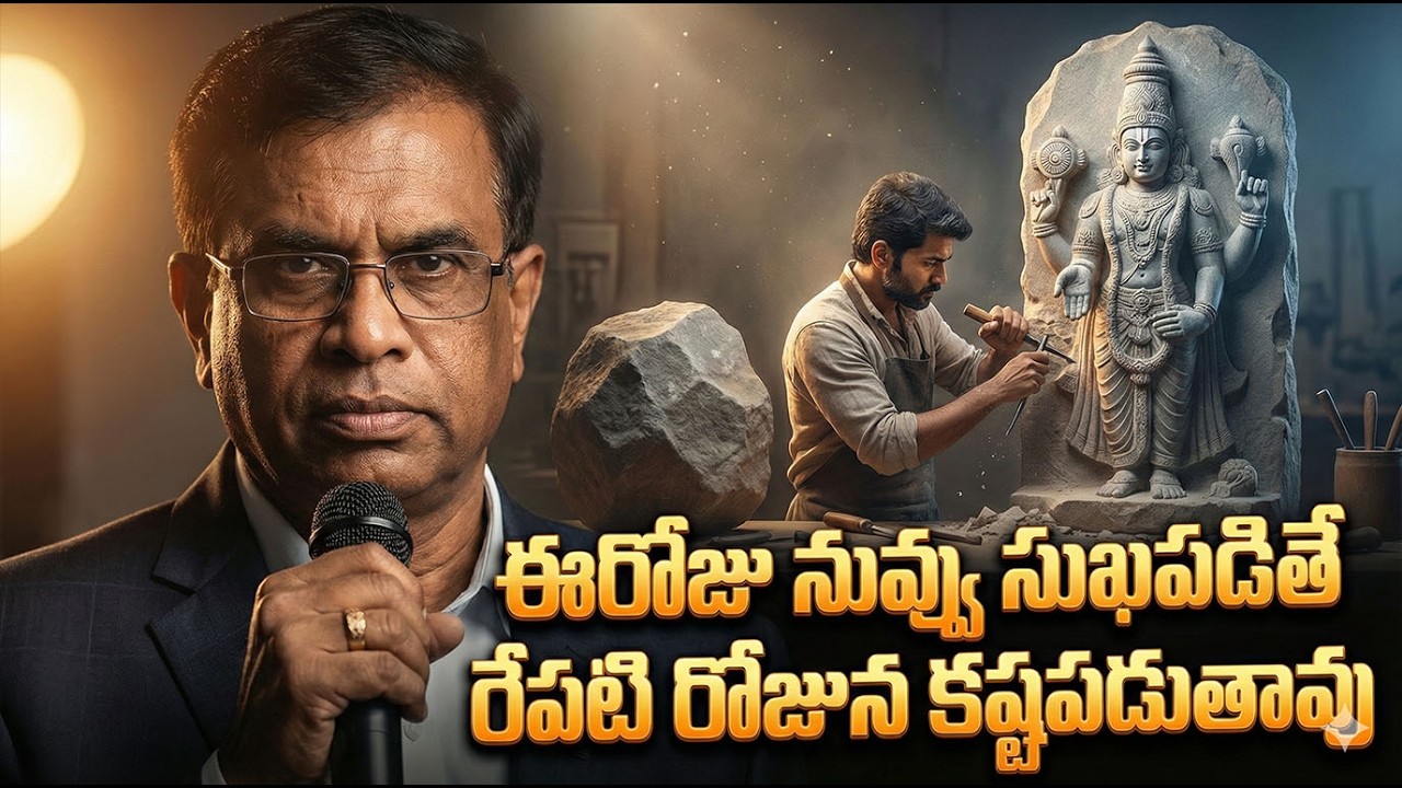 ఈరోజు నువ్వు సుఖపడితే రేపటి రోజున కష్టపడుతావు | If You Enjoy Today, You Will Struggle Tomorrow