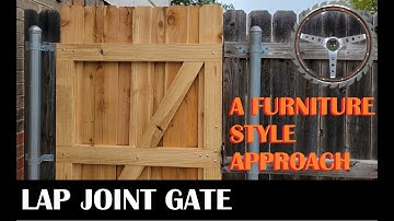 Making a Lap Joint Garden Gate