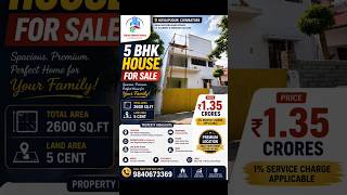 5 BHK House for Sale in Kovaipudur, Coimbatore | 2600 Sq.Ft | ₹1.35 Crores #houseforsaleincoimbatore