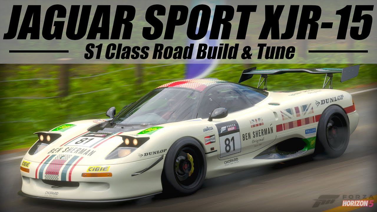 1991 Jaguar Sport XJR-15 Customization Road Race Build with Tune | S1 Class | Forza Horizon 5 Online