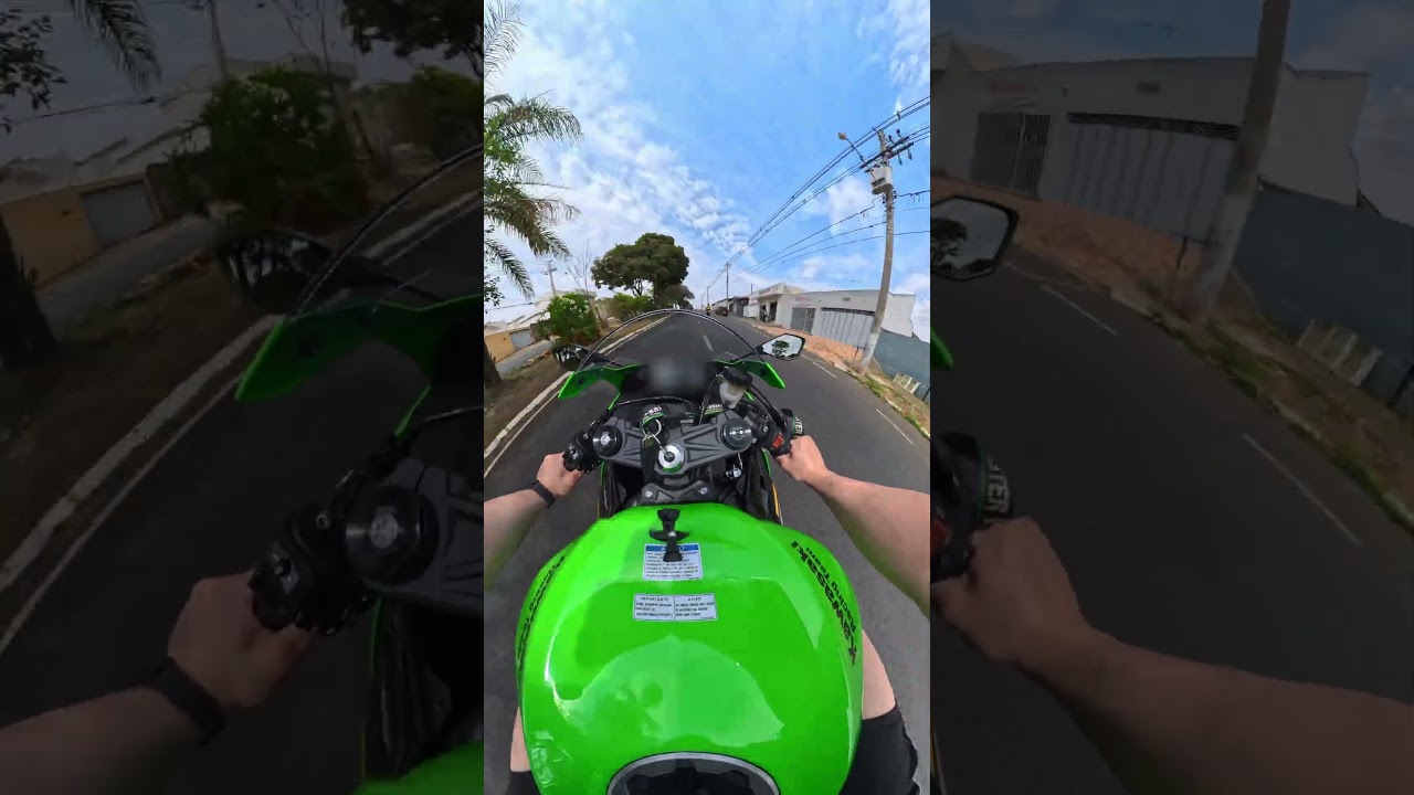 Her face reaction to the zx6