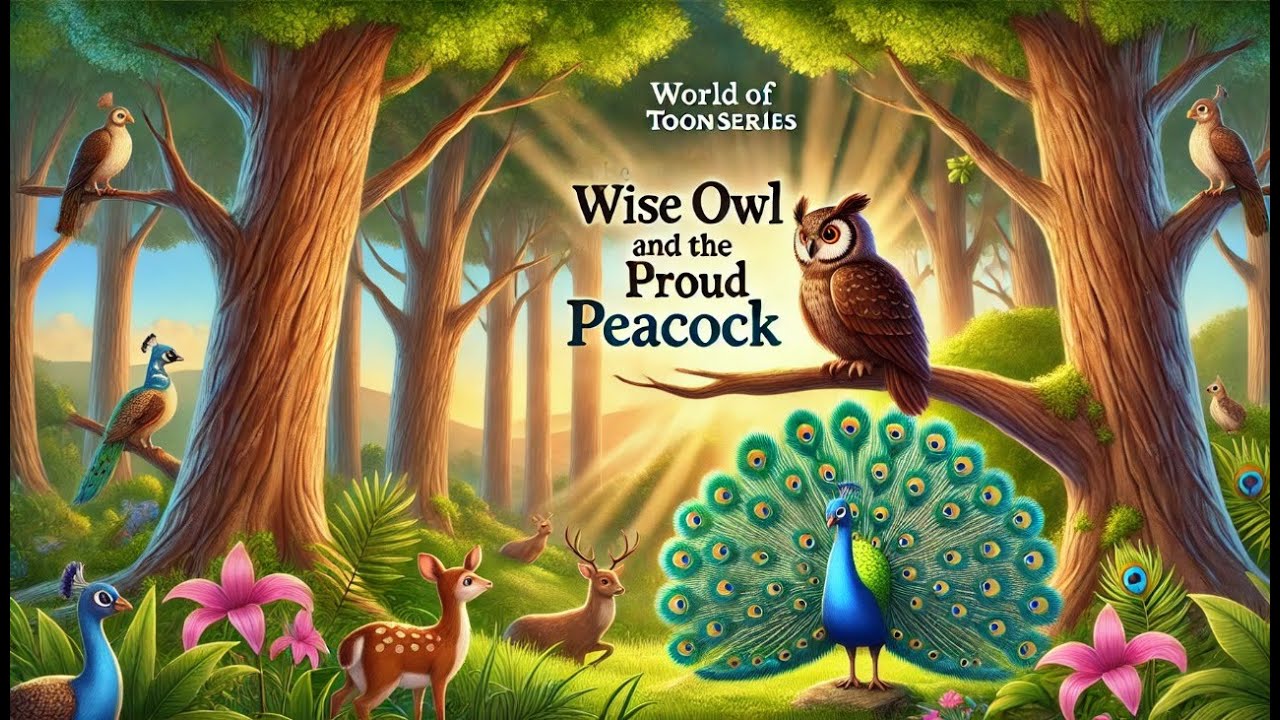 The Wise Owl and the Proud Peacock| World of ToonSeries | English Story ...