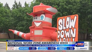 TXDOT reminds drivers: Stay alert, slow down in work zones
