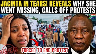 JACINTA IN TEARS 😭 BREAKS SILENCE ON WHY SHE WENT MISSING, ENDS MARCH FOR MARCH GROUP 