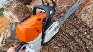 Ported Stihl MS462 (version 1) test cuts