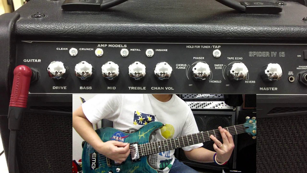 แนะนำแอมป์กีตาร์ Line 6 Spider IV 15 Guitar Amplifier