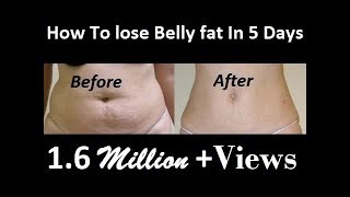 how to lose belly fat In 5 Days Lemon Flat Belly Detox Water | how to reduce belly fat & weight