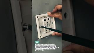 Secure Wall Outlet Installation #DIY #Electrical #Shorts