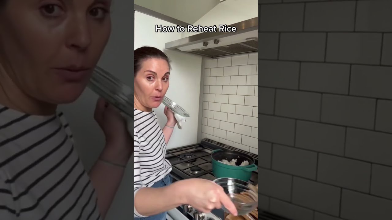 How To Reheat Rice Shorts Cookingathome Cookinghacks Leftoverricerecipe Leftoverrecipe