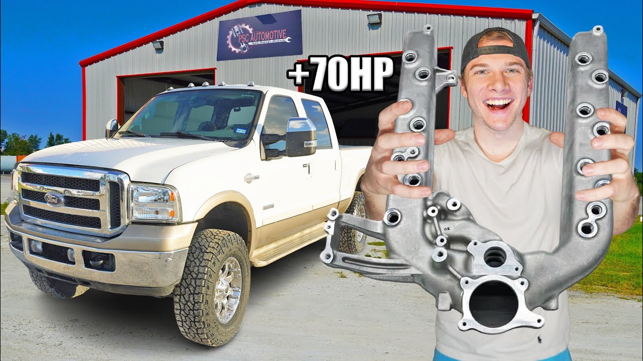 Самая популярная модернизация для увеличения потока воздуха в 6-литровом двигателе Powerstroke