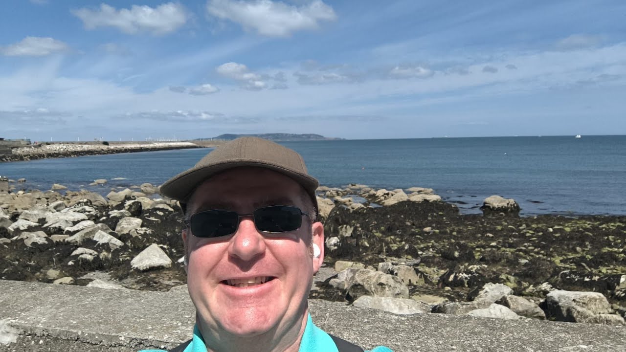 Keeping it real - cancer is here with me in Dun Laoghaire in beautiful sunshine beside the Irish Sea