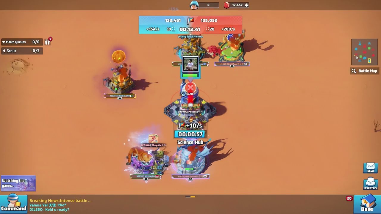 Dessert Storm: 1078 LGDS vs 1068 POWA 