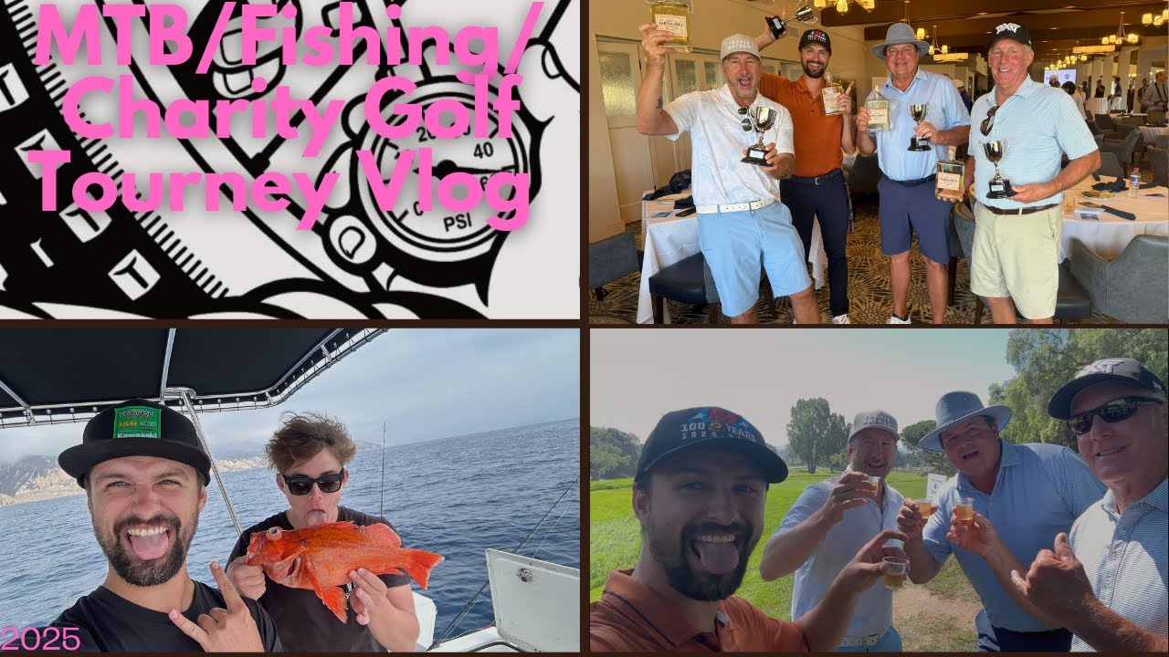 2025 Charity Golf Tournament/Fishing/MTB Weekend Vlog