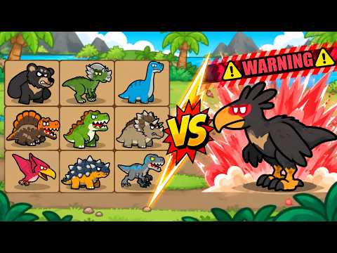Merge Dino: Dinosaur Battle Gameplay Walkthrough Level 41-60