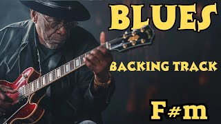 Slow Blues Backing Track in F# Minor