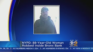 NYPD: 88-Year-Old Woman Robbed Inside Bronx Bank