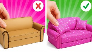 ONE COLOR BEDROOM MAKEOVER 🌈🎨 Good vs. Bad DIY Decor Hacks by 123 GO!