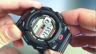 Black Casio G-Shock Gulfman Tide Watch G9100-1