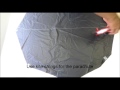 Large DIY water rocket parachute