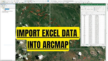 How to Import Excel Coordinates into Arcmap, Plot and Overlay with Satellite Imagery