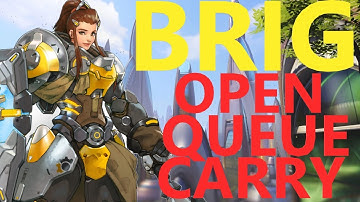 Carrying with Brig in Open Queue(T500) in Overwatch 2