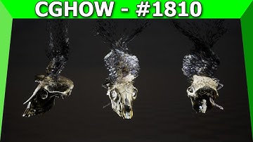 Skull Dissolve Vortex in Unreal Engine 5.5 Niagara 👉 Trailer
