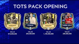 HUGE TOTS PACK OPENING!!!! I PACKED A 750M COINS WORTH PRIME ICON! FIFA MOBILE 23