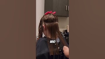 Thumbnail of Sunday - Madison Chops Off Her Hair!!! #shorts