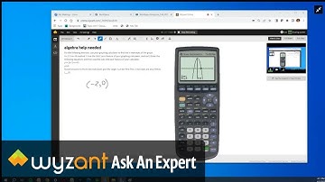 Finding Zeros of a Quadratic Function using the TI Calculator