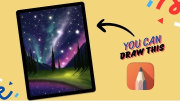 How to paint a Galaxy in Autodesk Sketchbook