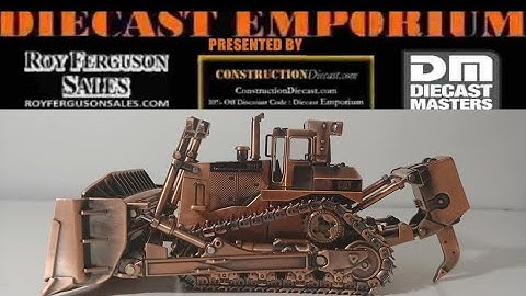 Diecast Masters CAT D11T Track-Type Tractor Commemorative Copper Finish
