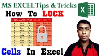 How to Lock Cells in Excel | How to Protect Cells in Excel | Excel Full Course in Bangla