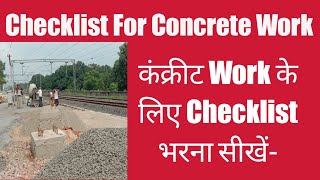 Checklist For Concrete Work L Concrete Inspection Checklist