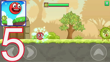 Bounce Ball 5 - Jump Ball hero Adventure [Luis Game] Gameplay Nivel 44-45-46-47-48-49-50-51-52-53