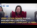 Verification debate during Makabayan coalition's impeachment complaint vs PBBM | GMA Integrated News