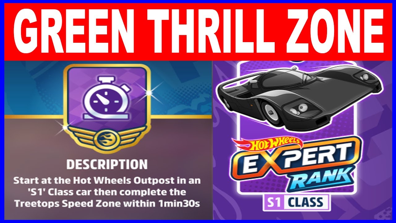 Forza Horizon 5 Green Thrill Zone Drive S1 Class From Hot Wheels Outpost to Treetops Speezone