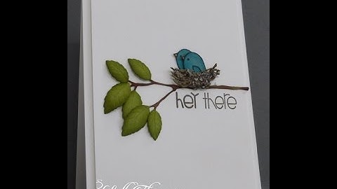 Adding Dimension to Die-cut Leaves