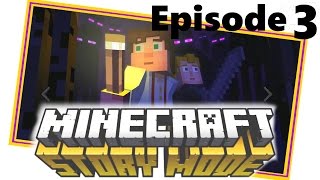 Minecraft Story Mode | Episode 3: Part 1 - LUKAS GETS SQUASHED! (Minecraft Roleplay Game) Ep 3