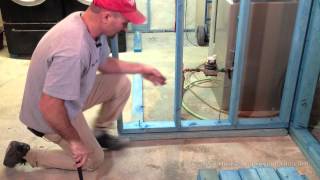 Shannon from http://www.house-improvements.com/ shows you how to install a floating wall system. It is common to use this 