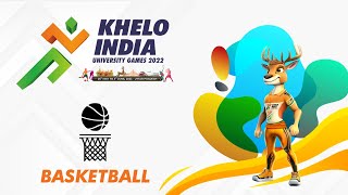 BASKETBALL LIVE 🏀 Khelo India University Games 2022, Uttar Pradesh | Doordarshan Sports