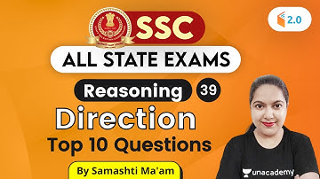 4:30 PM - SSC 2020 & All State Exams | Reasoning by Samashti Shukla | Direction