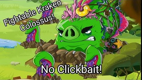 Fightable Kraken Colossus! Angry Birds Epic GG Script! (+Link)