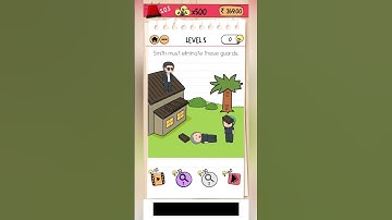 Smith must eliminate these guards - Level 5 - Smith and Joe Part 1 - Brain Test 2 Gameplay