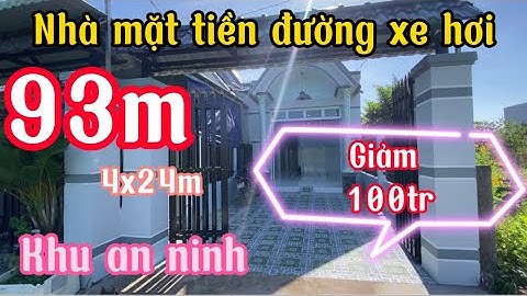 Đất Cần Giuộc Giá Rẻ| Nhà Cấp 4 nốc thái mặt tiền đường xe hơi dần giảm mạnh.