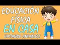 Ejercicio con NIÑOS en CASA sin material - YouTube
