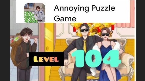 Annoying puzzle game level 104 parents pretending to be poor gameplay walkthrough