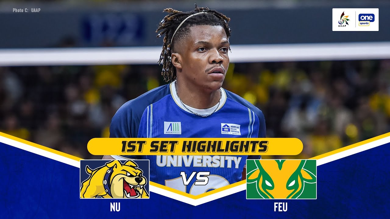 FEU vs NU | SET 1 GAME HIGHLIGHTS | UAAP SEASON 87 MEN’S VOLLEYBALL ...