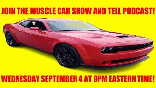 WKS Muscle Car Show and Tell Podcast REPLAY from January 10 2024