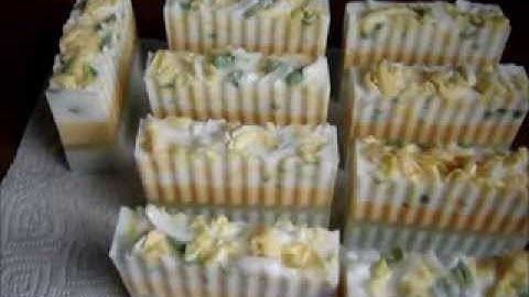 Cutting Cucumber Melon Soap