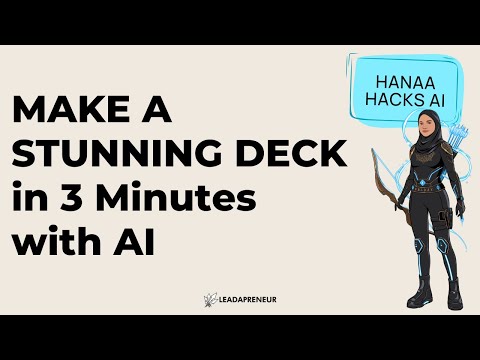 Thumbnail for Make Stunning Presentations in Minutes with Gamma AI (No Design Skills Needed!) | Hanaa Hacks AI